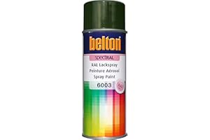 belton SpectRAL RAL 6003 Spray de peinture Vert olive brillant 400 ml - Qualité professionnelle