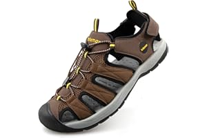 Knixmax Sandales de Randonnée Femme Homme été,Bout Fermé Antidérapantes et Légères et Confort,Sandale de sport Outdoor Sandale de Marche,EU 37-46