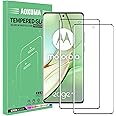 AOKUMA Tempered Glass for Motorola Moto Edge 40 Screen Protector, Premium 3D Curved Edge Guard Film, Edge to Edge Full Screen Cover, work with most case(Black Edge)