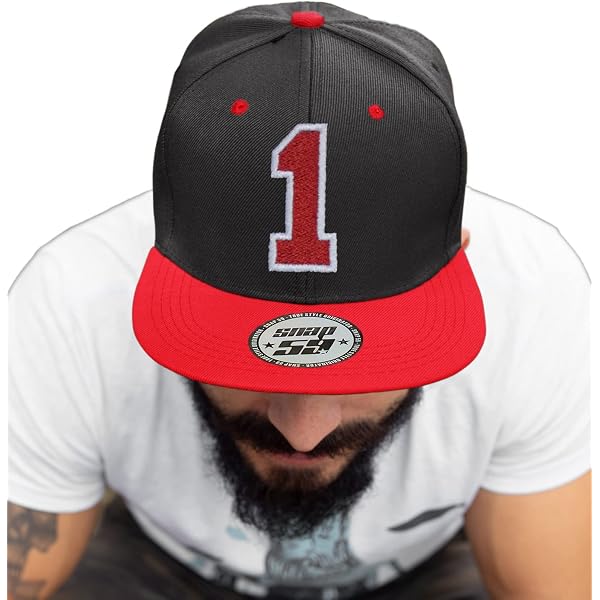 Casquette Snapback Bol B Motif Graphique Rouge Foncé - Taille Unique Réglable - Neuf Sans étiquette