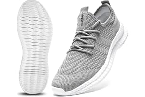 CAIQDM Women Running Shoes Slip-on Walking Sneakers Lightweight Breathable Trainers Tennis Shoes