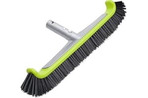 Sepetrel Pool Brush Head for Cleaning Pool Walls,Heavy Duty Inground/Above Ground Swimming Pool Scrub Brushes with Premium Strong Bristle & Reinforced Aluminium Back