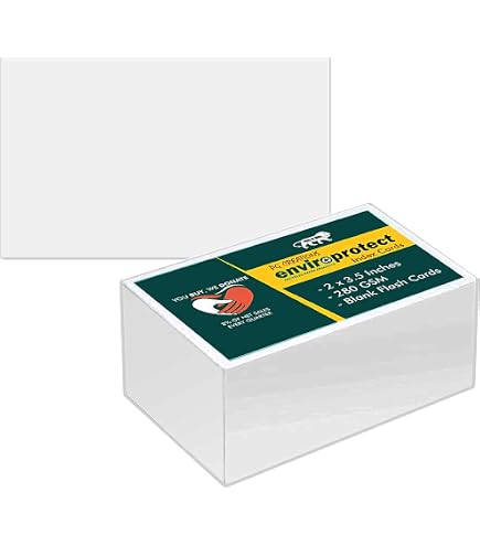 A6 Blank Kraft Cards, Flat, Rounded Corners,Premium Cardstock, 300GSM...