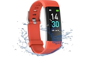 Septoui Montre Connectée Femme Homme, Montre Sport Podomètre Fitness Tracker d'Activité Sommeil Fréquence Cardiaque Tension Artérielle SpO2 Calories Smartwatch IP68 Etanche Bracelet Connecté
