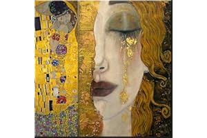 YSCOLOR Diamond Painting Ricamo Diamante Lacrime D'Oro Gustav Klimt Pittura Diamante Diy Punto Croce 5D Strass Mosaico Pittura Per Numero 30X30cm