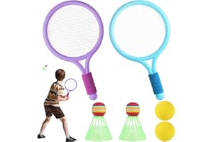 TZQFROCE Raqueta de tenis infantil con bolsa de transporte, raqueta de tenis para niños, raqueta de tenis para deportes al aire libre e interiores