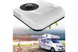 12v/24v Universal Elektrisk Lastbil Rv Takluftkonditionering, Ultratunn Luftkonditionering FöR Biltak, Kylning Endast FöR Luf