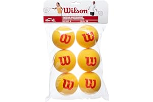 Wilson Starter Foam Tennis Balls, Yellow/Red
