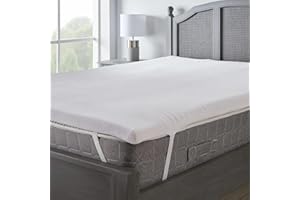 BELDORA Luxury 7cm (3inch) ZenFloat® Memory Foam Mattress Topper Enhancer Overlay Dual-Layer Back Pain Relief, Includes Cool Bamboo Tech Zip Removable Washable Cover (4ft Small Double)