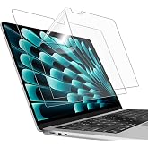 JETech Matte Screen Protector for MacBook Air 13" (M5-M2), Pack of 2 | Anti-glare matte film, anti-fingerprint coating, anti-