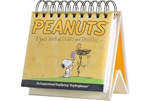 Dayspring Peanuts Calendrier perpétuel Smiles and Blessings (75668), jaune (français non garanti)