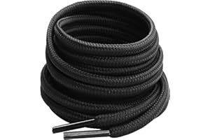 Gendewiner Runde Stiefel Schnürsenkel 4mm Dick schuhbänder Für Wanderschuhe/Arbeitsschuhe/SportschuheHerren Männer und Frauen ersetzen Schnürsenkel