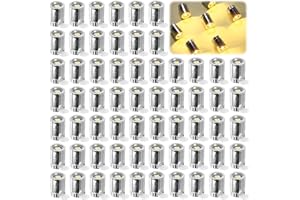 CHENBOOW Mini Lumières LED,60 Pièces Mini Lumières Électriques,Mini Lampe LED,Miniature Lampes Jouets Accessoires,Petite Lumière LED pour Décoration,pour Décoration de Fête