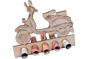 HAFEEHOO Geldgeschenk Verpackung - originelles Holz Geldgeschenk - Geschenkidee für Männer und Frauen zum Geburtstag (Roller - Moped)