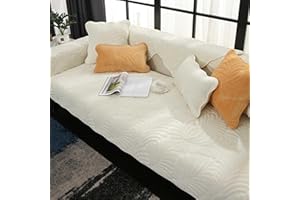 MTHGH Sofabezug Ecksofa I Form 1 2 3 4 Sitzer， Sofaschutz sofaschoner rutschfest Hund Katze ecksofa wasserdicht sofahusse couchbezug,beige1-70x150cm