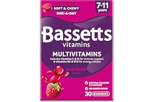 Bassetts Vitamins 7-11 Years Raspberry Flavour Multivitamins 30 Gummies