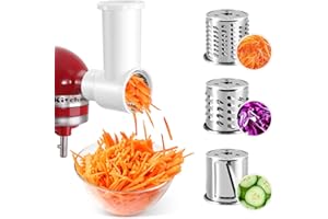 GDRTWWH Affettatore Grattugia Accessorio per Robot da Cucina KitchenAid,affettare rapidamente verdure per insalate, patate, cetrioli, casseruole