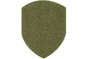 ‎CAFÉ VIERECK Café Viereck ® Flauschfläche für Patches – Olivgrün – Wappenform für Militär und Freizeit – ideal zum Zuschneiden – Befestigung durch Nähen oder Textilkleber möglich – Unisex – 7 x 9 cm