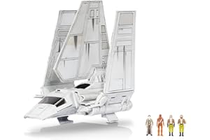 Jazwares Star Wars Micro Galaxy Squadron Tydirium Shuttle – Véhicule de 17,8 cm avec décoration Unique et Quatre Accessoires de Micro Figurines de 2,5 cm
