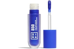 3INA MAKEUP - The 24H Color Liquid Eyeshadow 850 - Bleu électrique - Ombre à Paupières Liquide Bleu électrique Longue Durée Efficacité 24H - Waterproof Formula - Texture Légère - Vegan - Cruelty Free