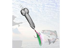 Enjoyard Esche Artificiali Spinning Regalo Scherzoso, Metal Artificiale Pesca Richiamo 15g Per San Valentino Regalo di Compleanno Del Pescatore, Fishing Lure Bait Per Pesca Alla Trota, Spigola