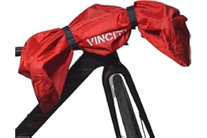 Vincita Water-Resistant Durable Handlebar Rain Cover Bike Cover for Road Bicycles, Bikepacking Accessories