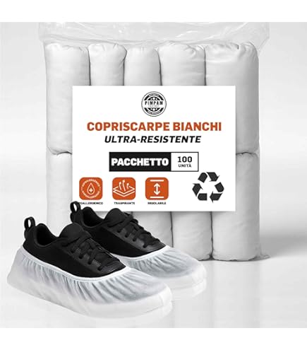 Copriscarpe Monouso In Polietilene Resistente | Protezione Affidabile