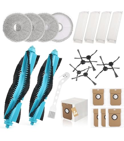 Set 10 Panni Ricambio Per Robot Aspirapolvere Cecotec Conga 11090 - Grigio, Facili Da Installare - Foto 7