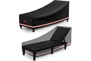 ‎TURTLE LIFE Turtle Life Gartenliege Abdeckung, Abdeckhauben für Liegen Wasserdicht, Liegestuhl Abdeckung mit Belüftungsöffnungen, Gartenliege Abdeckung für Liegestuhl 210×82×82 cm