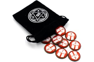 DAHAN DICE D&D Numbered Monster Token Markers for Dungeons and Dragons (Soldier)