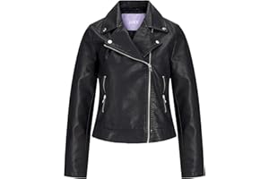 Jack & Jones Leather Look Biker Jacket JXGAIL Leather Look Biker Jacket