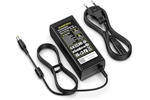 Jippofu Alimentatore 19V Monitor Caricatore Compatibile con HP Pavilion 27F 25F 24F 23.8" 21.5" 24es 23es ASUS VX248H VG278Q Philips 226V6 220C4 MSI LED LCD Caricabatterie Adattatore Charger 5.5*2.5mm