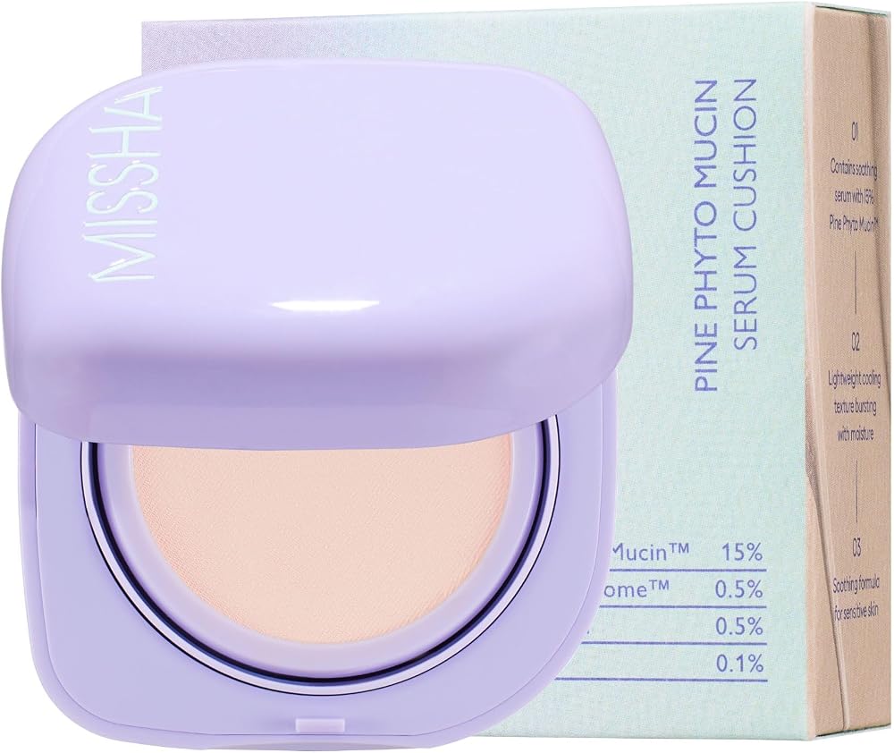MISSHA Kadife Bitişli Layering Fit Pine Phyto Mucin Serum Cushion Spf30 Pa++ (Cocoon) Cocoon