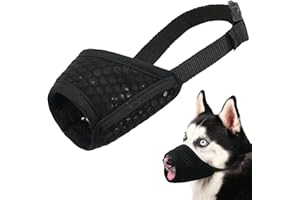 MAYERZON Hundemaulkorb Atmungsaktiver NetzMaulkorb für XXS bis XXL Hunde Chihuahua, Beagle und Golden Retriever, Verstellbare HaustierMaulkörbe zum Beißen und Kauen, ermöglicht das Schlagen und Trinken