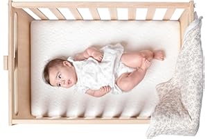 PIKOLIN Colchón de Minicuna HR | 50x80 | 8 cm | Certificación Oeko-Tex 100 | Funda Extraíble y Lavable | Capa de Viscoelástic | Tratamiento Allergen-Tech