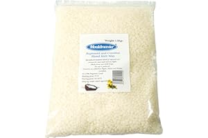 Mouldmaster Rapeseed And Coconut Blend Melt Wax Cera di Fusione di Colza e Cocco, Bianco, 1,5 kg