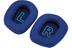 ANNADUE Wymienne Nauszniki do Słuchawek do G733 Nauszniki, Oddychająca Siatka z Gąbki Zestaw Słuchawkowy Naprawa Poduszek Nausznych Części(Niebieski)