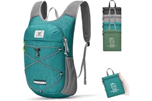 SKYSPER Sac à dos Pliable Léger 10L, Sac à dos Randonnée Petit Sac a Dos Homme Femme pour Voyage Loisir Velo Sport