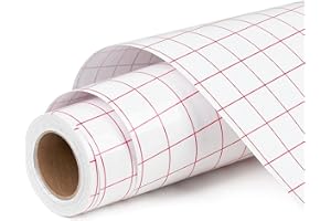 Lya Vinyl Transfer Tape for Vinyl, 12" x10FT Transfer Tape for Cricut, Silhouette Cameo, Medium Tack Cricut Transfer tape for Party Decoration, Cups, Windows and Stickers