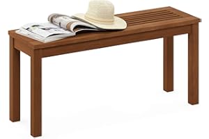 Furinno Tioman Outdoor Bank in Teaköl, Holz, Natur, 30.23 x 99.82 x 46.9 cm, Natürlich