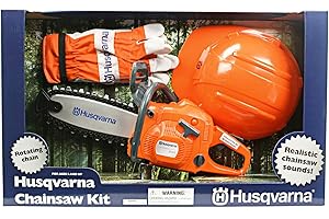 Fercad S.P.A. Husqvarna - Set da gioco per bambini con casco e guanti, a batteria