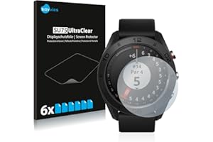 Savvies 6 Pack Screen Protector compatible with Garmin Approach S60 Protection Film Clear