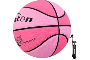 Senston Basketboll storlek 6 dam basketbollar slitstark och utmärkt grepp träningsboll