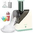 EUHOMY Shaved Ice Machine with Battery, USB Rechargeable, Crushed Ice in 3s, 45 lbs in 40 Mins, Dual Steel Blades, Easy-to-Clean, Snow Cone Machine with Scraper, for Home/Party/Outdoor. (White)