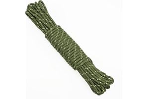 G2PLUS Cuerda 20 m x 8 mm – Cuerda de Polipropileno,Verde Cuerda de Amarre,Cuerda de Nailon Multifuncional Carga de Rotura: 670 kg