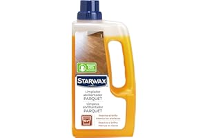 STARWAX - Limpiador Abrillantador para Parquet - Limpia en profundidad, reaviva el brillo natural, no resbala y no necesita aclarado - Ideal para suelos de madera - 1L