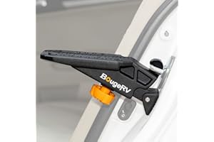 BougeRV Marchepied de Porte de Voiture Universel pour Voiture Marchepied de Voiture Pédale de Porte de Toit Capacité de Charge avec Brevet européen pour Voitures SUV RV Charge maximale 450 LBS Stable