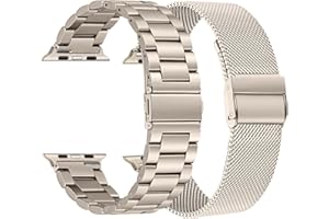 TRUMiRR Pasek do zegarka kompatybilny z Apple Watch 40 mm 38 mm, męski, damski pasek do zegarka ze stali nierdzewnej tkany pasek z siatki do zegarka Apple Watch Series 5 4 3 2 1 wszystkie modele