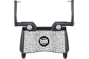 CHEEKY RASCALS Lascal BuggyBoard Mini Special Edition | Universal Board, Compatible with Over 99% of Pushchairs | Ideal for Smaller Strollers | Leopard 2022