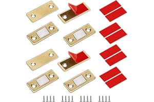XTDMJ Imanes magnéticos fuertes para puerta de armario, 4 unidades, autoadhesivos, para muebles y acero inoxidable, cocina y ventanas